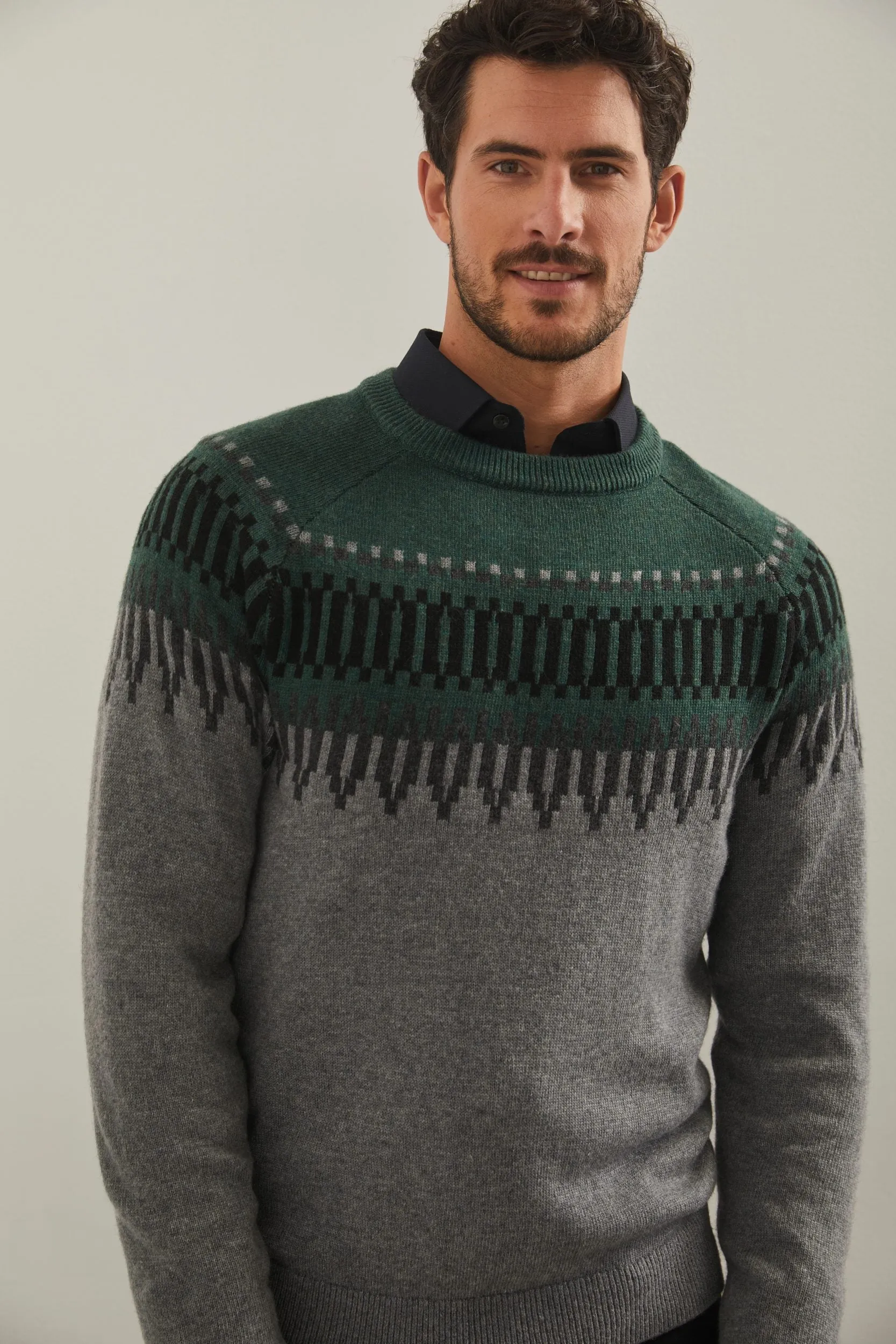 Fair isle crew sweater sold by Tristan Style product image thumbnail 4