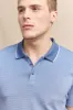Jacquard polo with rib detail sold by Tristan Style