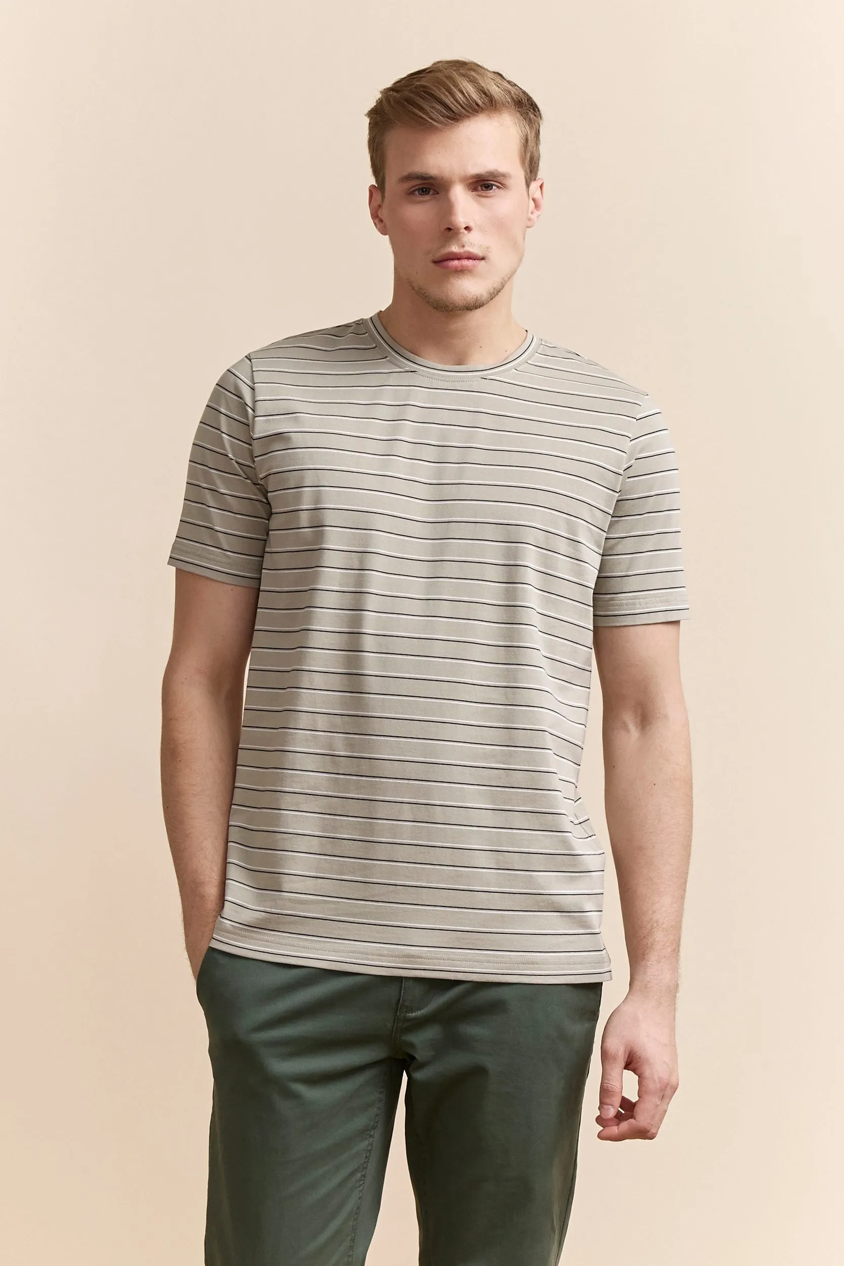 Striped t-shirt sold by Tristan Style product image thumbnail 4