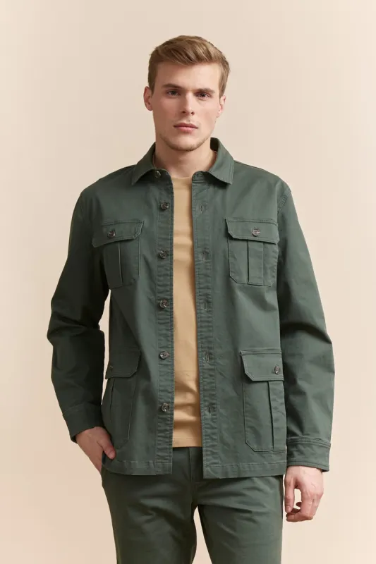 Military overshirt sold by Tristan Style