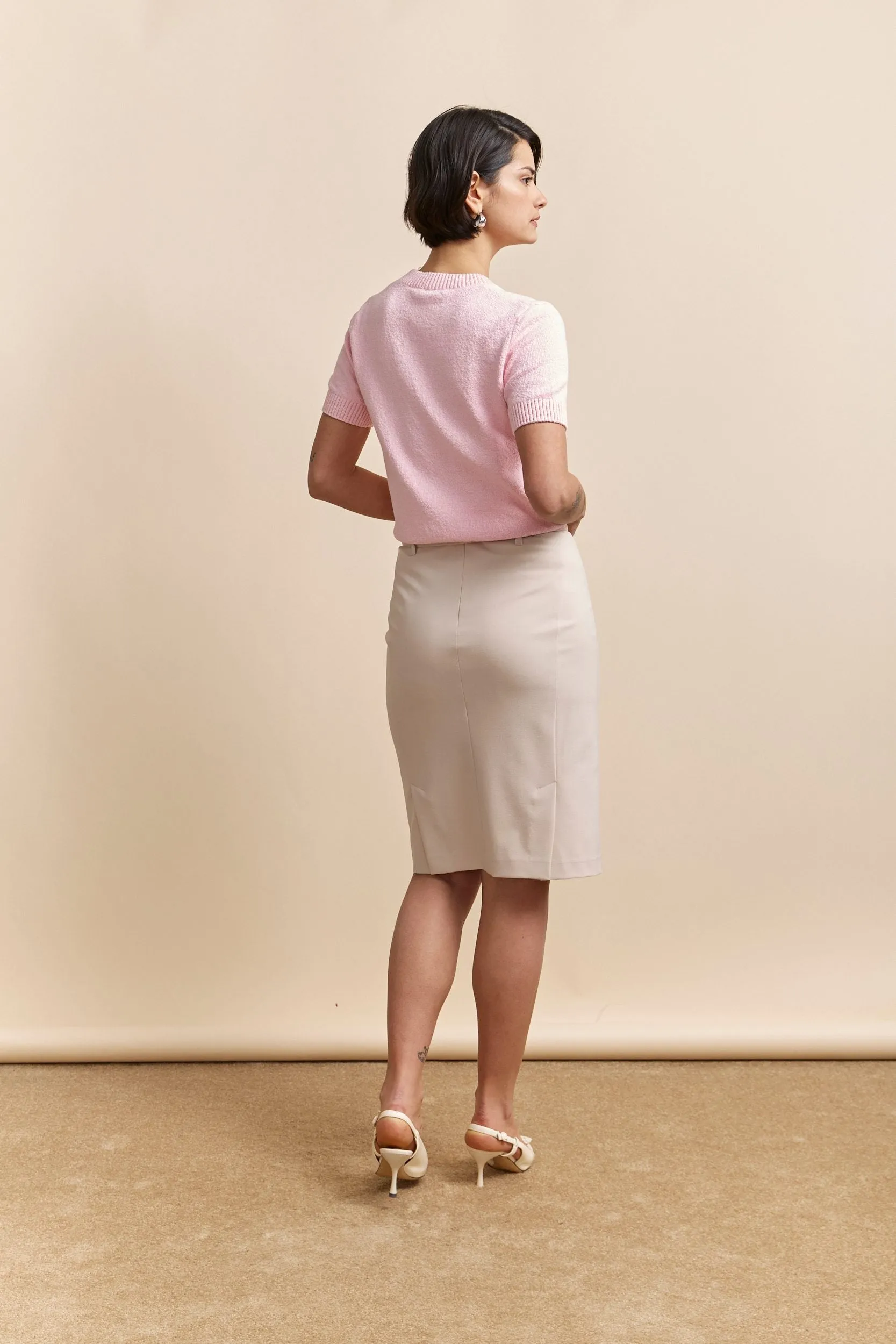 Pencil skirt with belt sold by Tristan Style product image thumbnail 2