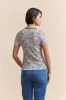 Textured T-shirt with print sold by Tristan Style