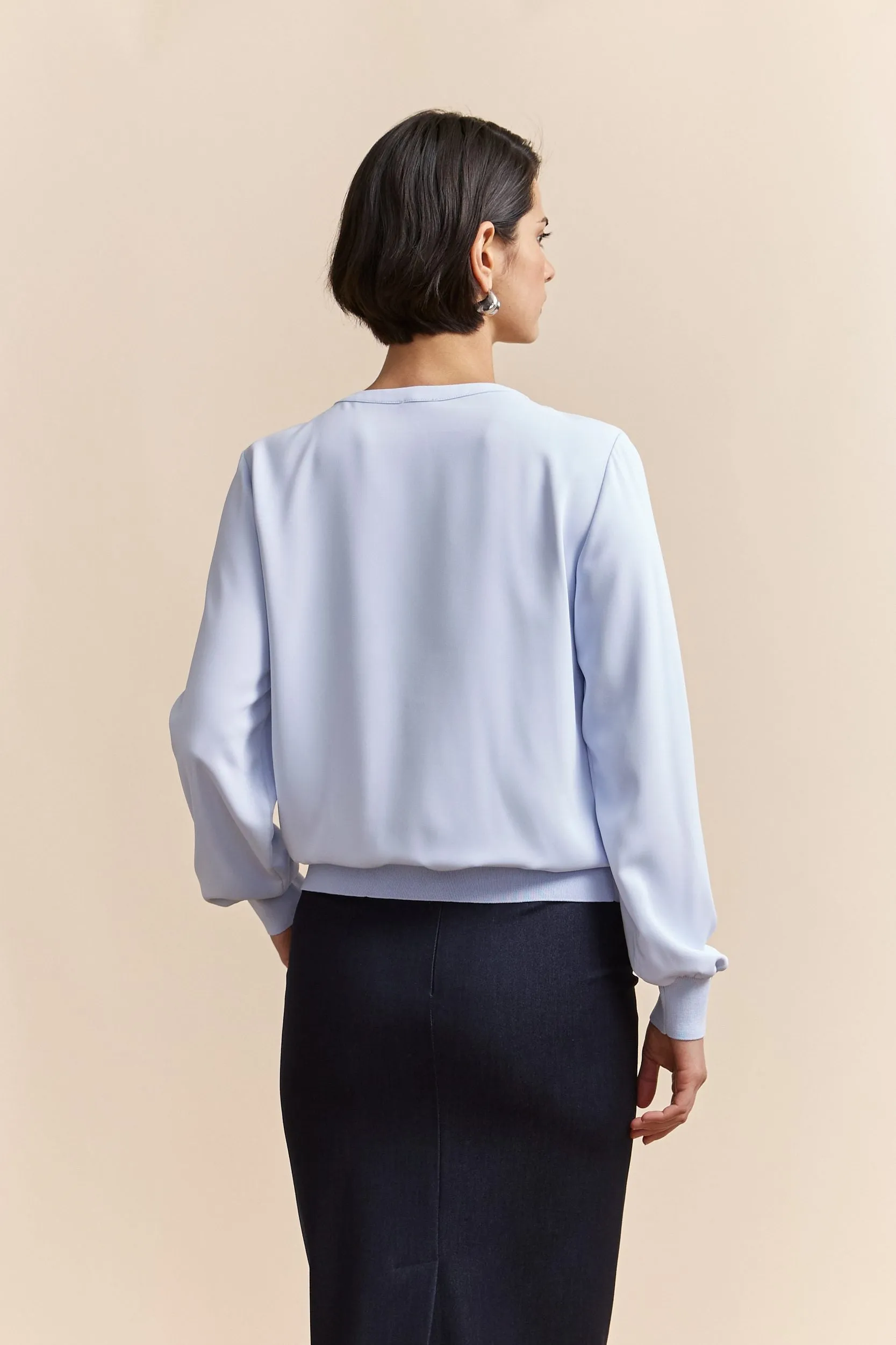 Henley blouse sold by Tristan Style product image thumbnail 3