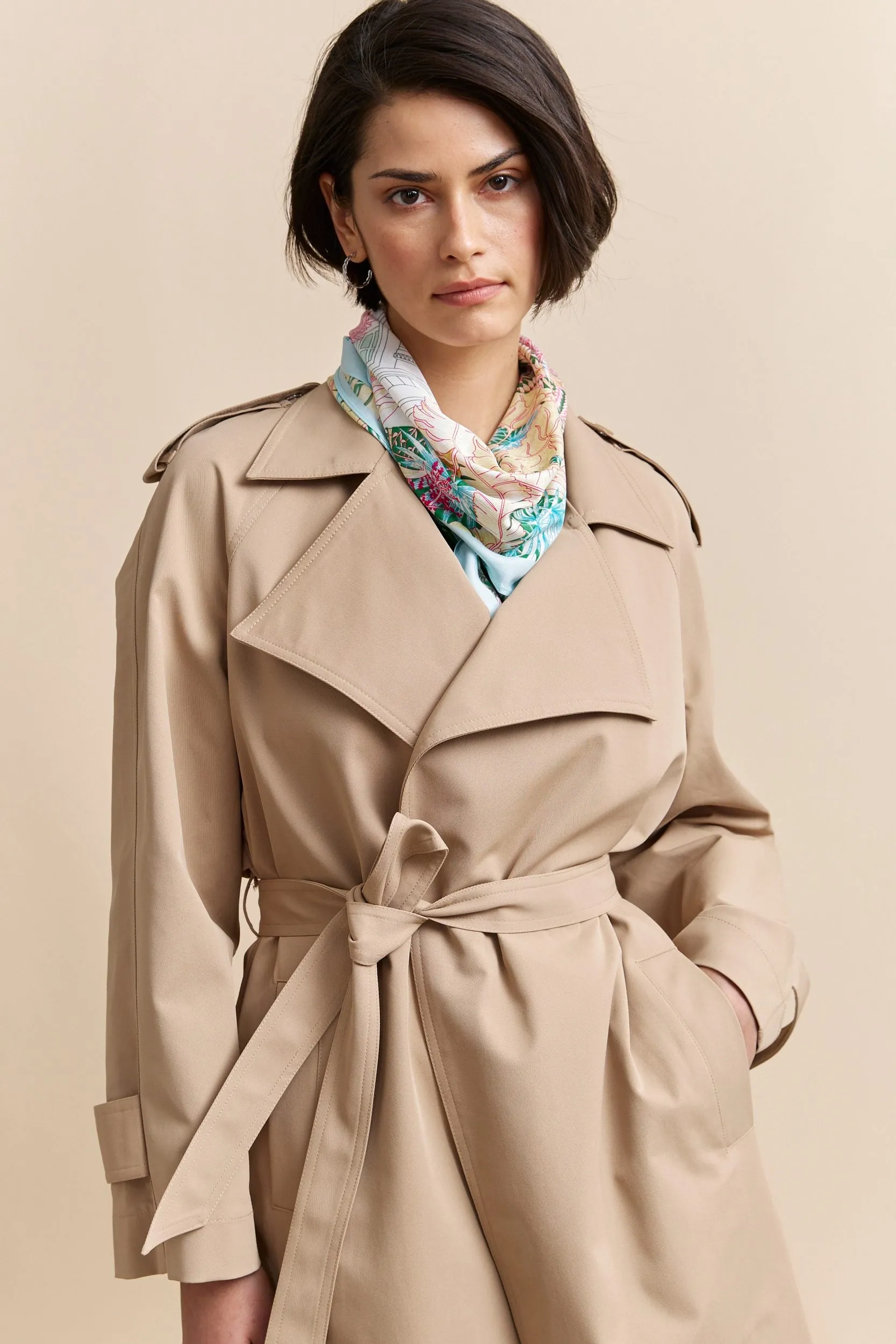 Floral print scarf sold by Tristan Style