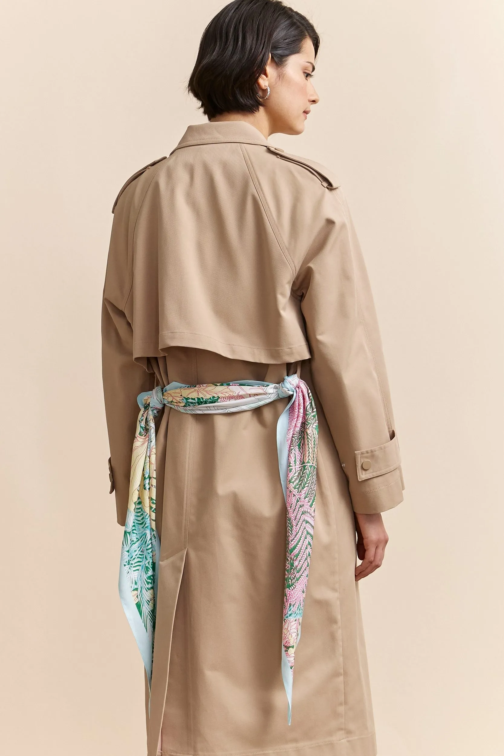 Floral print scarf sold by Tristan Style product image thumbnail 2