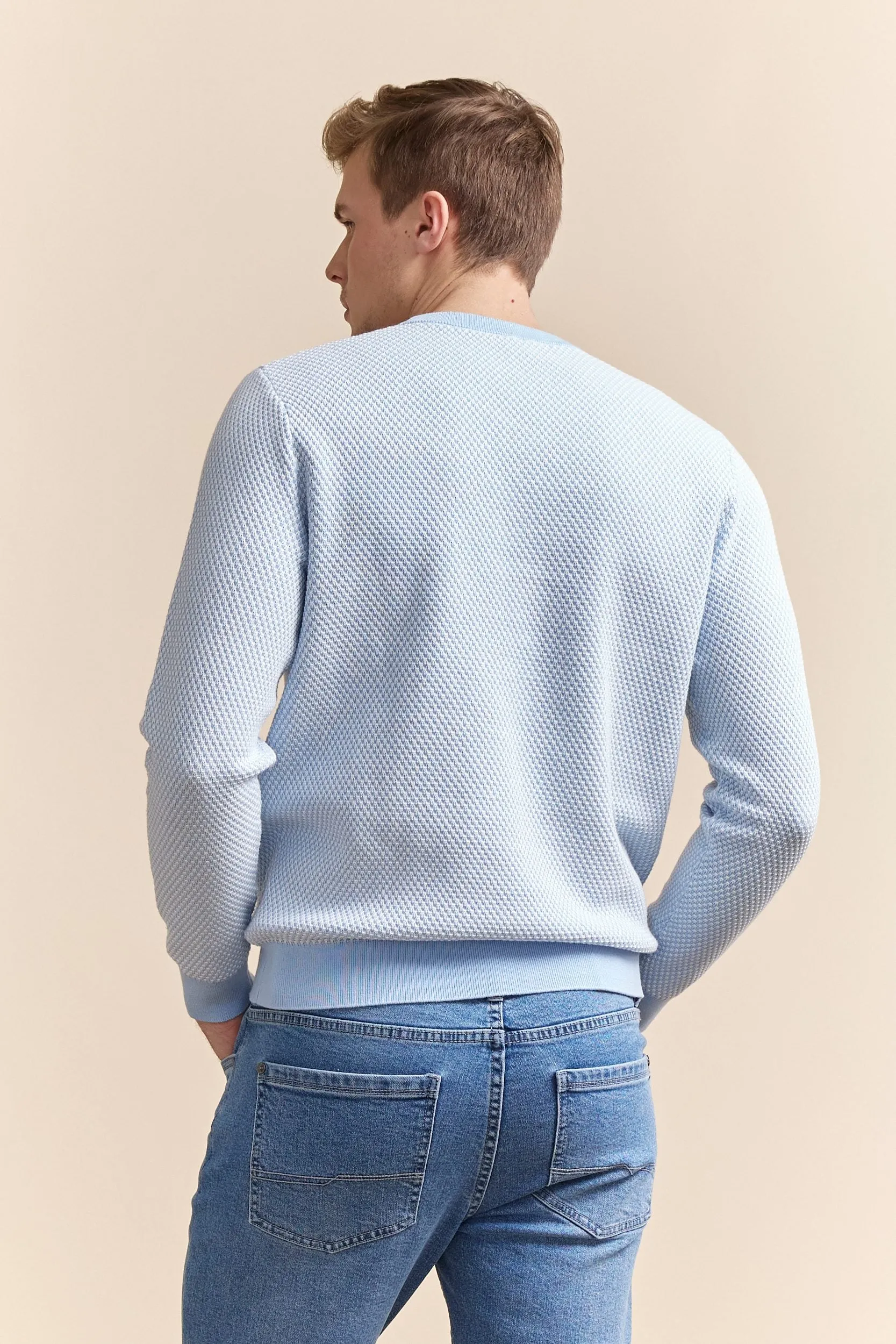 Crew neck sweater sold by Tristan Style product image thumbnail 2