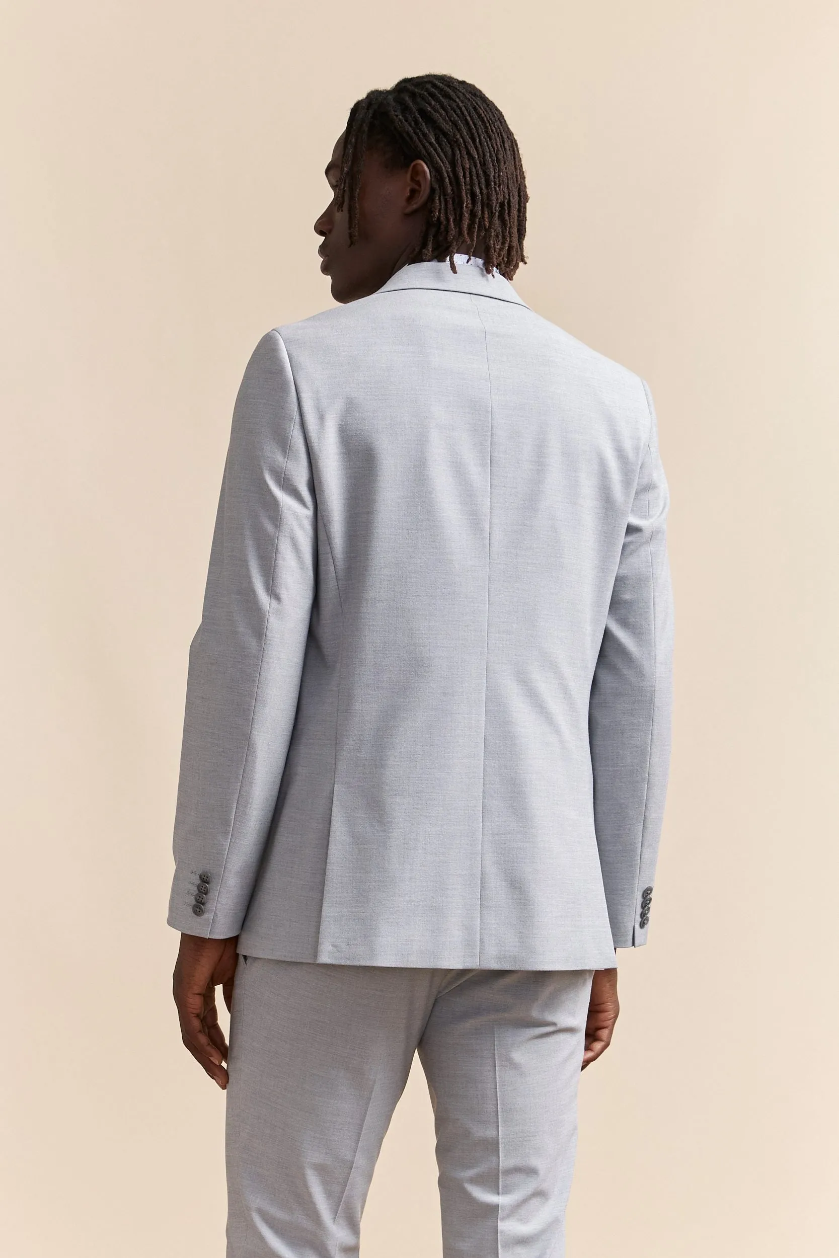 Solid extra-fitted blazer sold by Tristan Style product image thumbnail 2