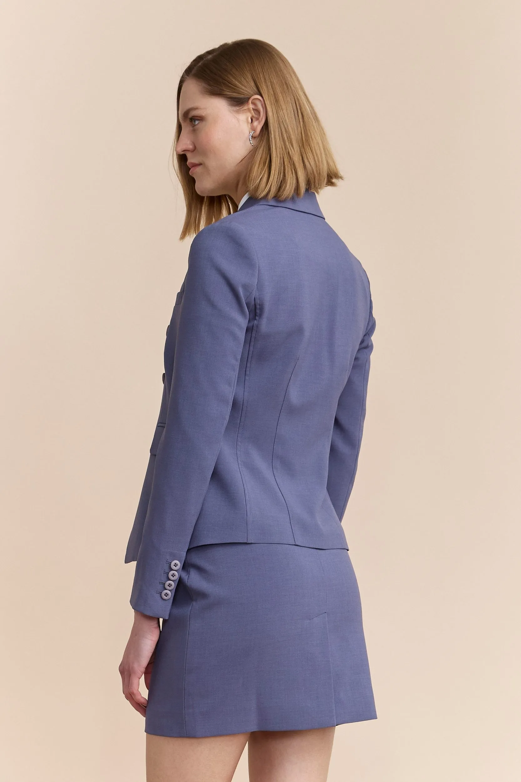 Double-breasted fitted jacket sold by Tristan Style product image thumbnail 2