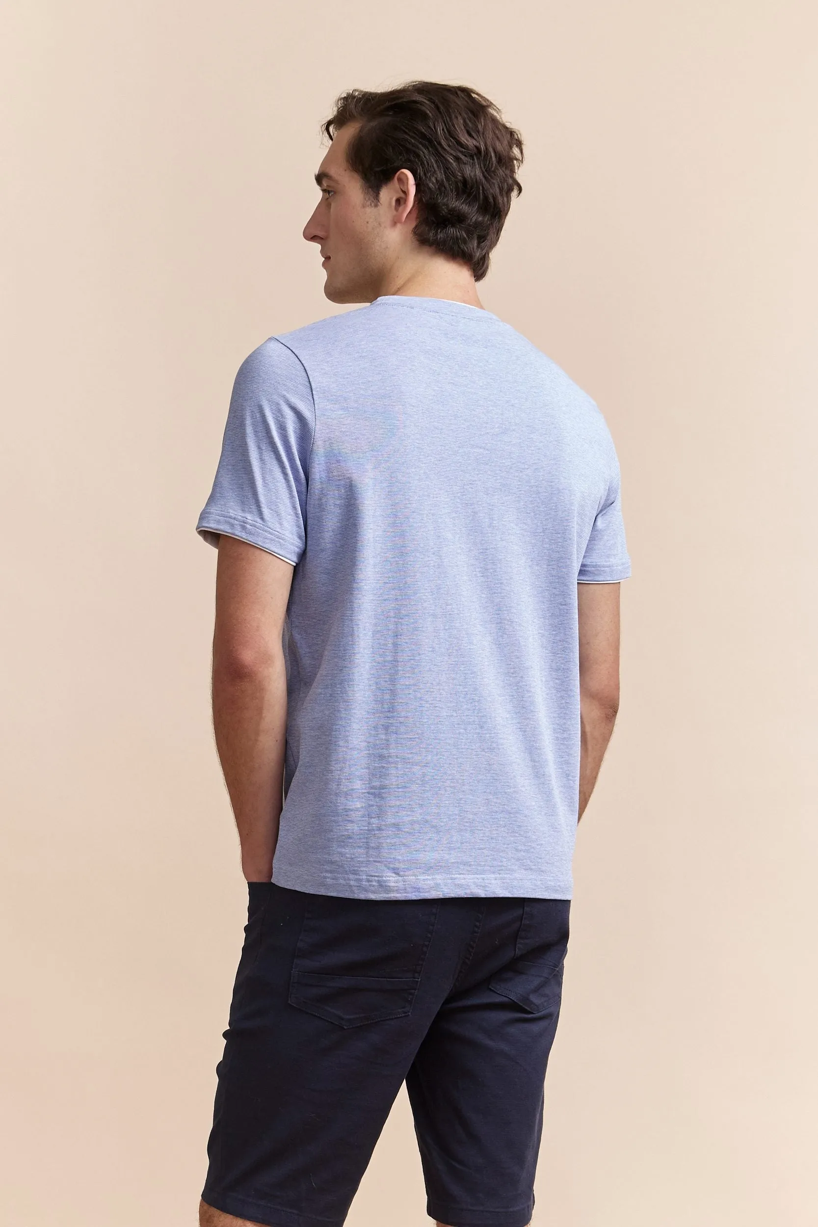 Thin stripes t-shirt sold by Tristan Style product image thumbnail 5