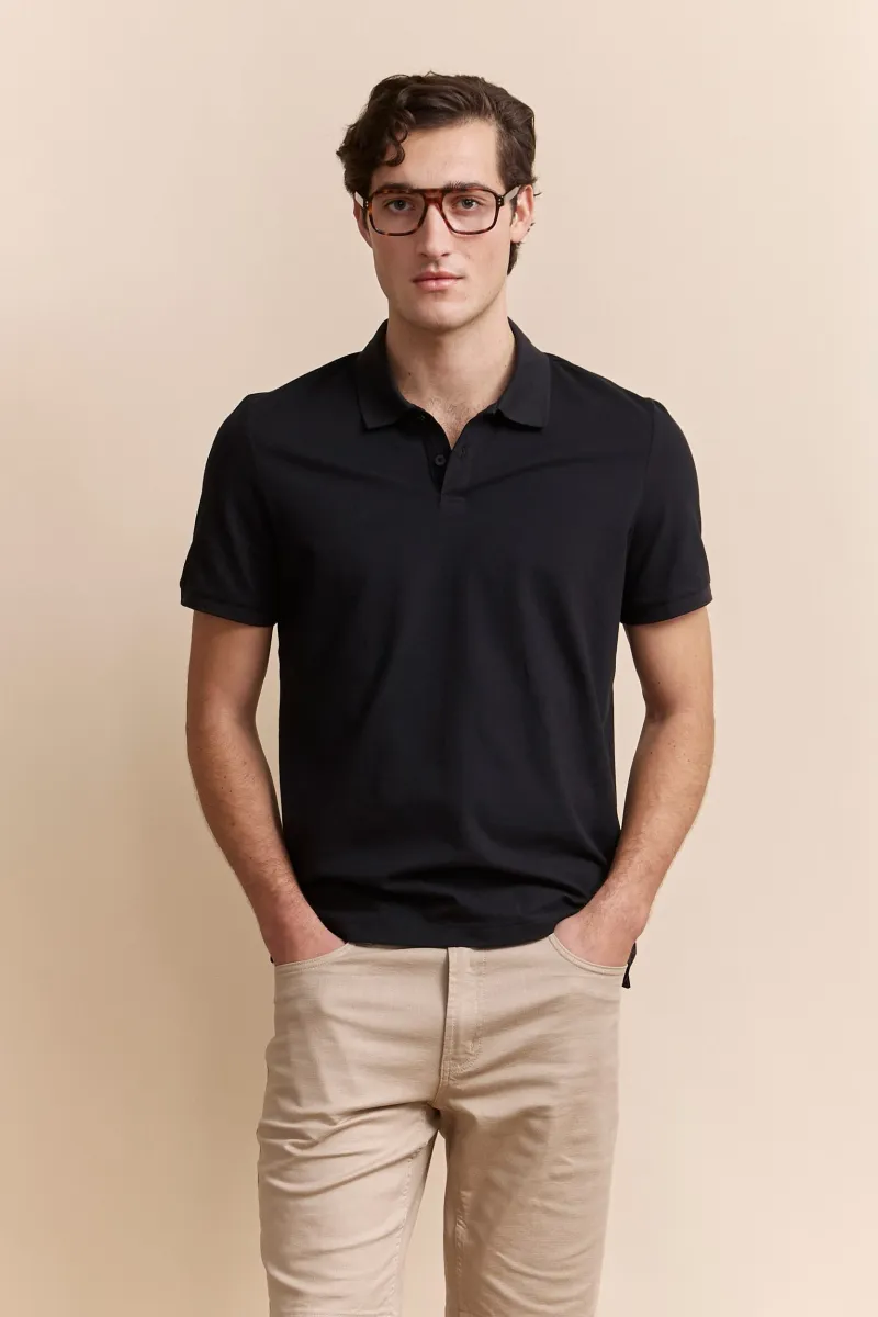 Polo with detail at collar sold by Tristan Style