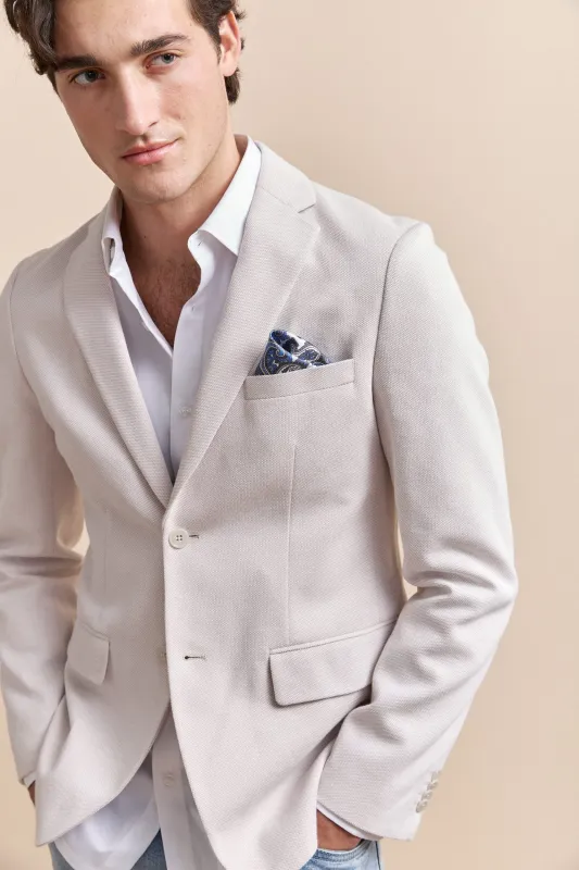 Paisley print silk pocket square sold by Tristan Style