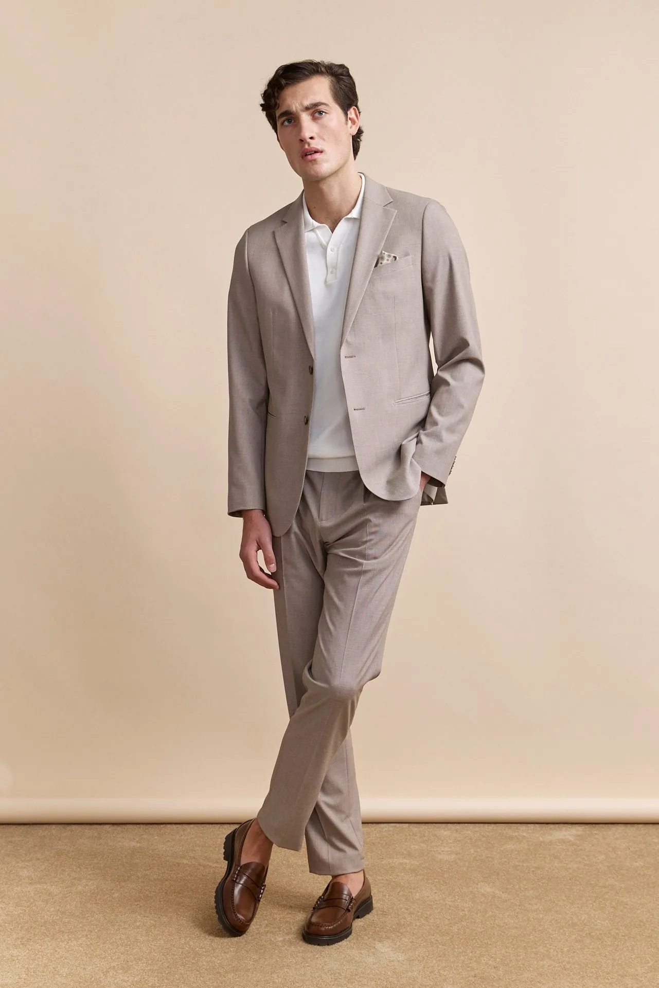 Textured extra-fitted blazer sold by Tristan Style