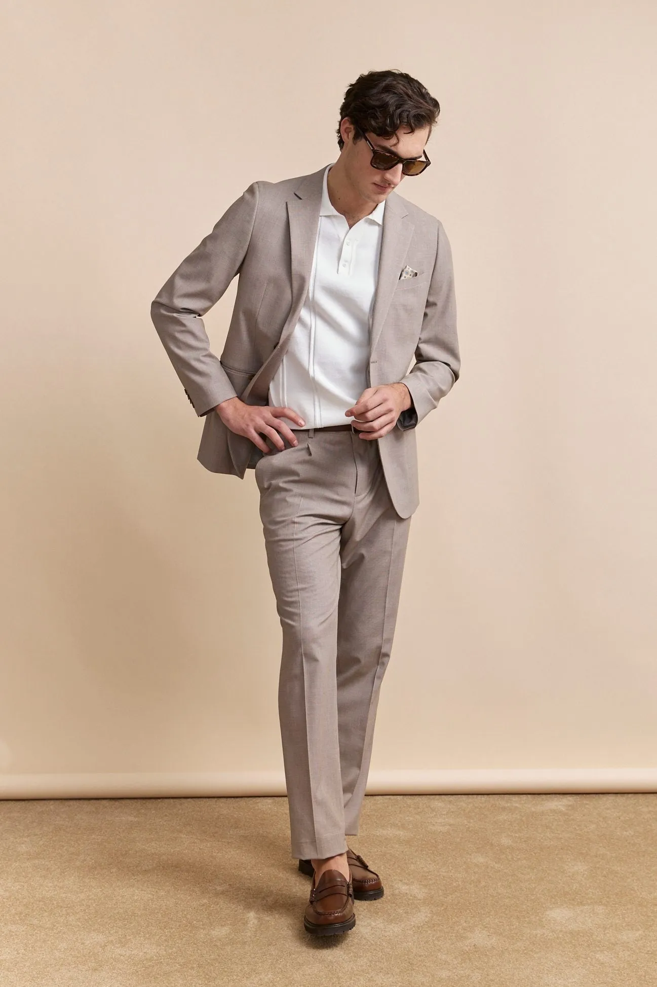 Textured extra-fitted blazer sold by Tristan Style product image thumbnail 4