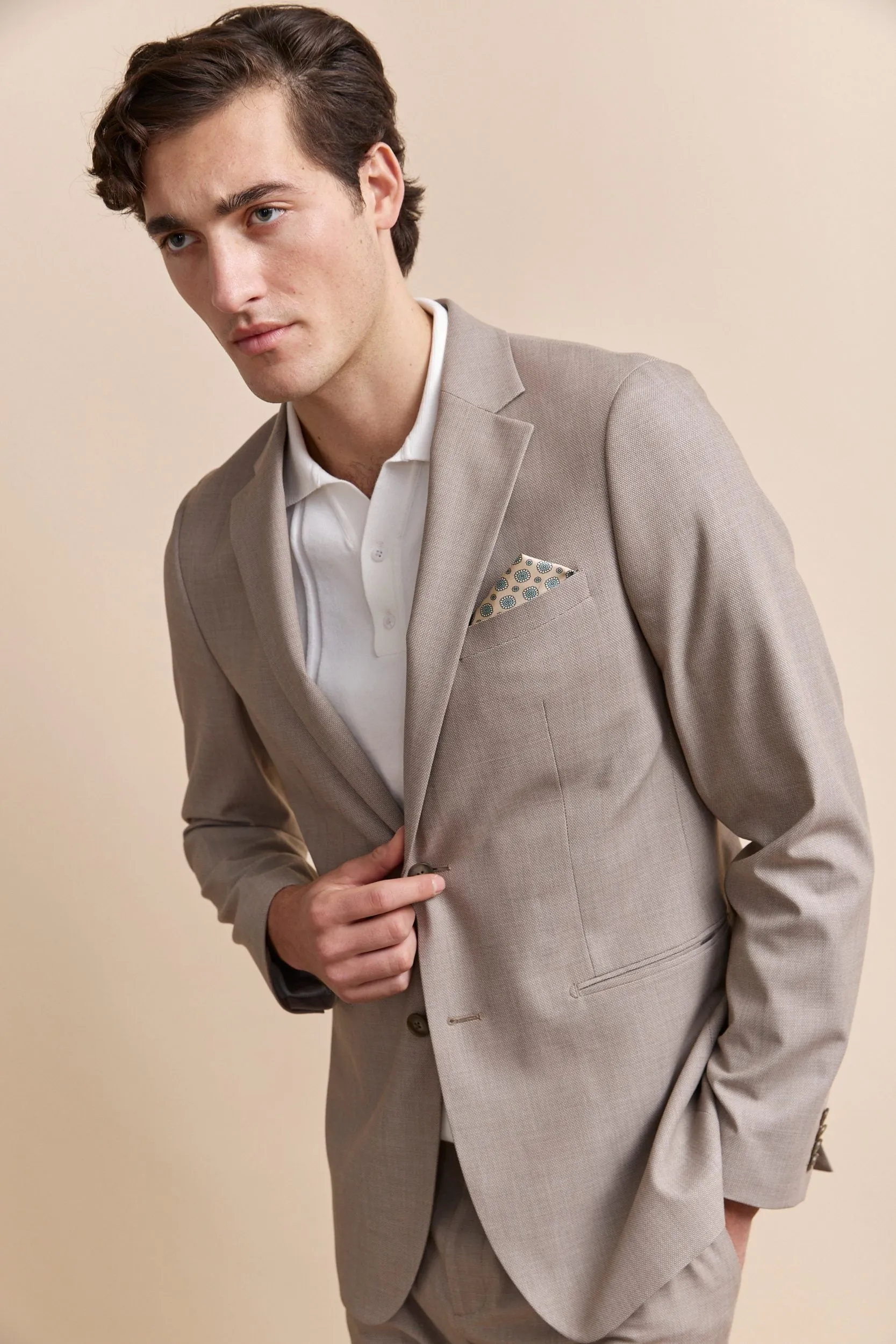Textured extra-fitted blazer sold by Tristan Style product image thumbnail 3