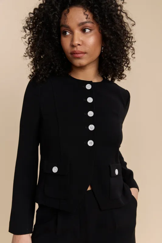 Cropped jacket sold by Tristan Style