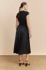 Satin skirt with elastic waist sold by Tristan Style