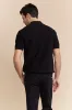 Cable knit front short sleeve cardigan sold by Tristan Style