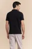 Johnny-collar jacquard polo sold by Tristan Style
