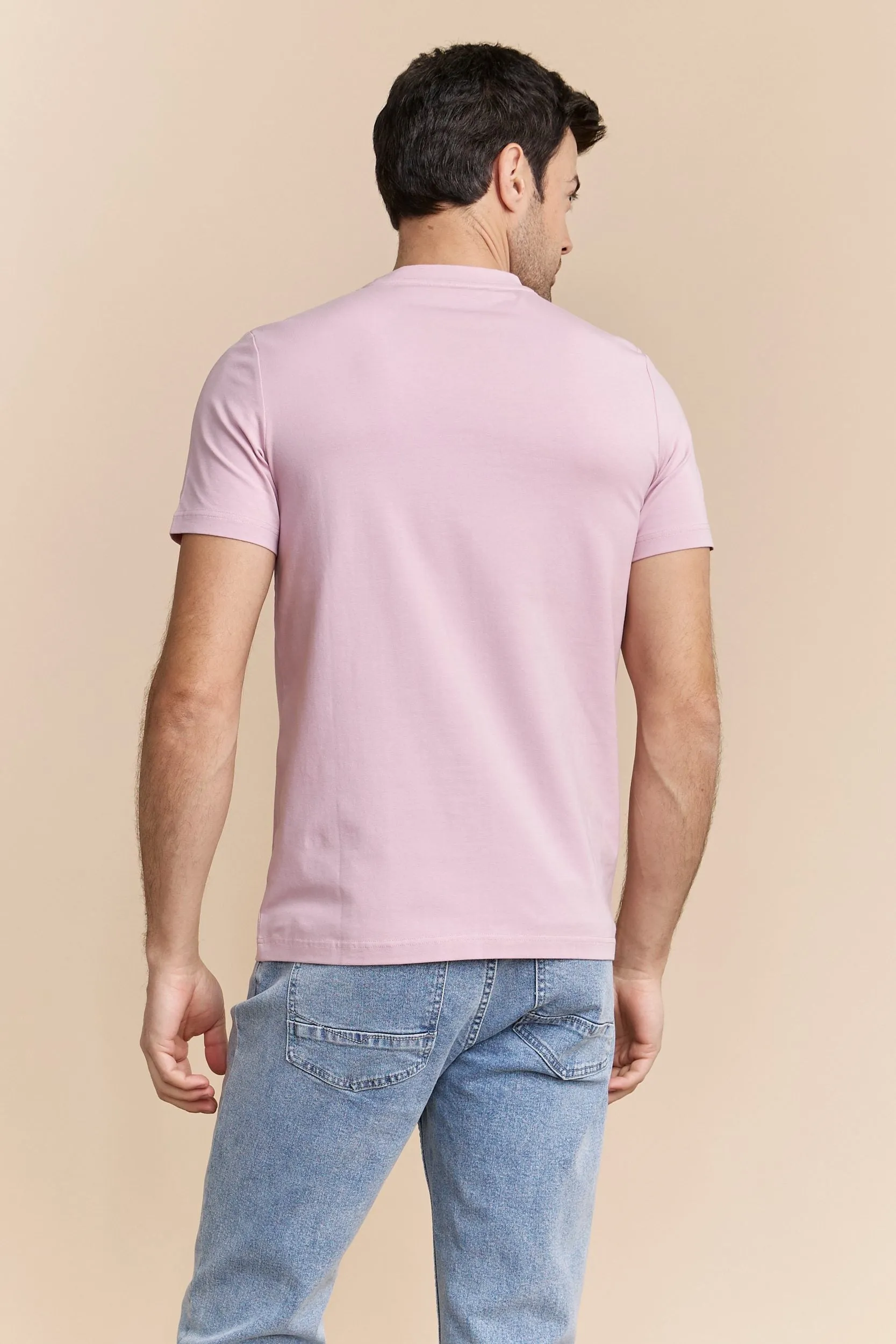 Basic crew neck T-shirt sold by Tristan Style product image thumbnail 4