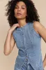 Denim vest sold by Tristan Style