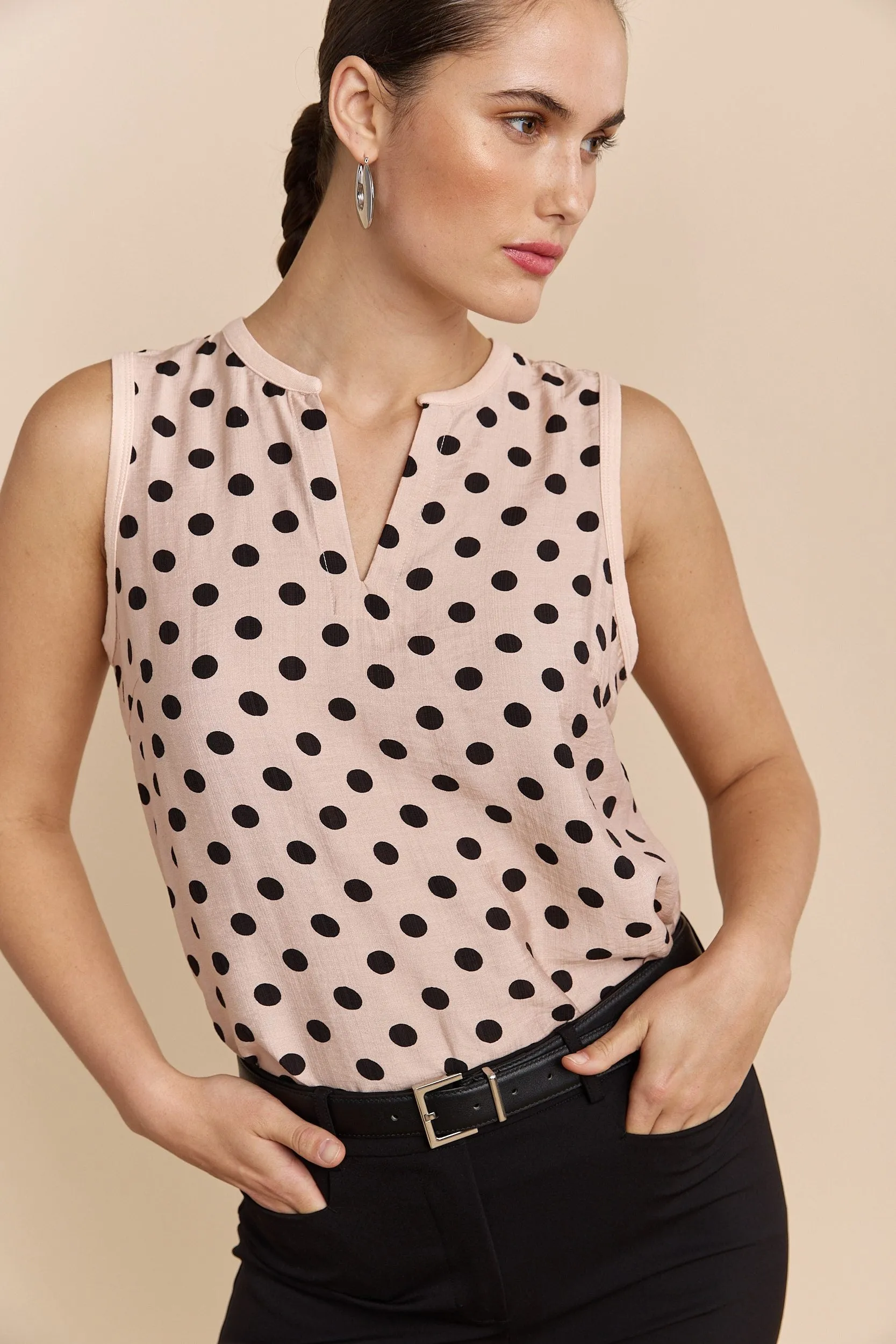 Polka dot top sold by Tristan Style product image thumbnail 4