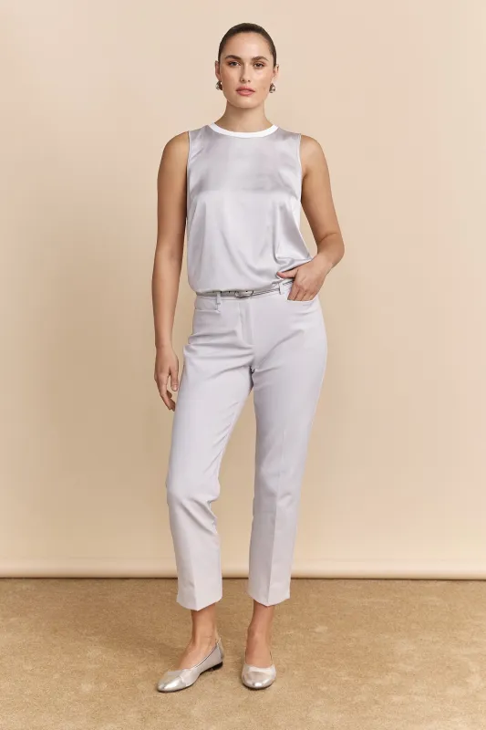 Sleeveless top with rib detail sold by Tristan Style