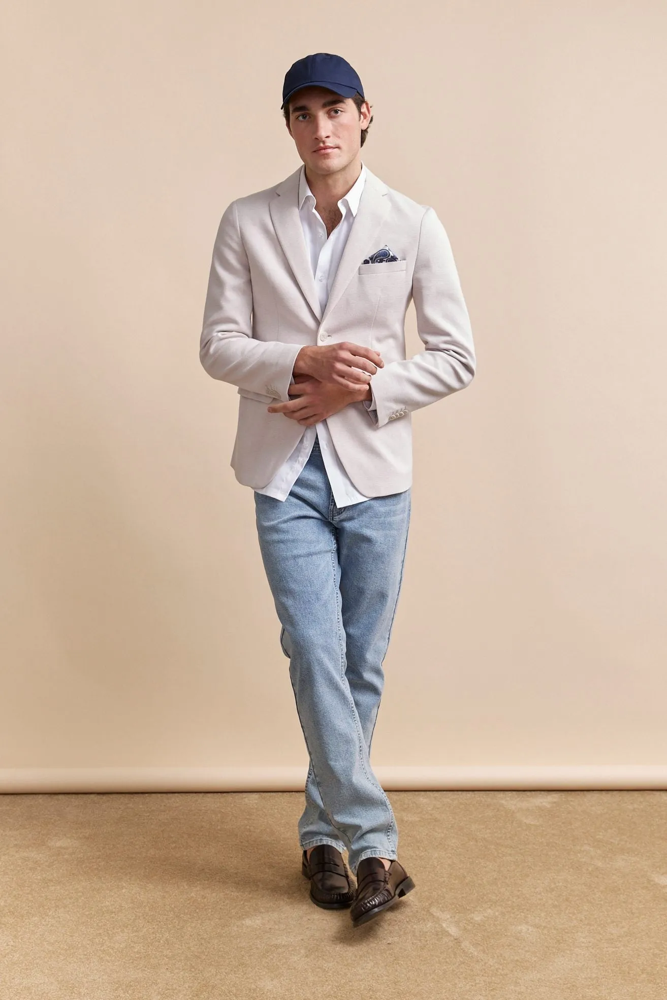 Twill fabric solid cap sold by Tristan Style product image thumbnail 4