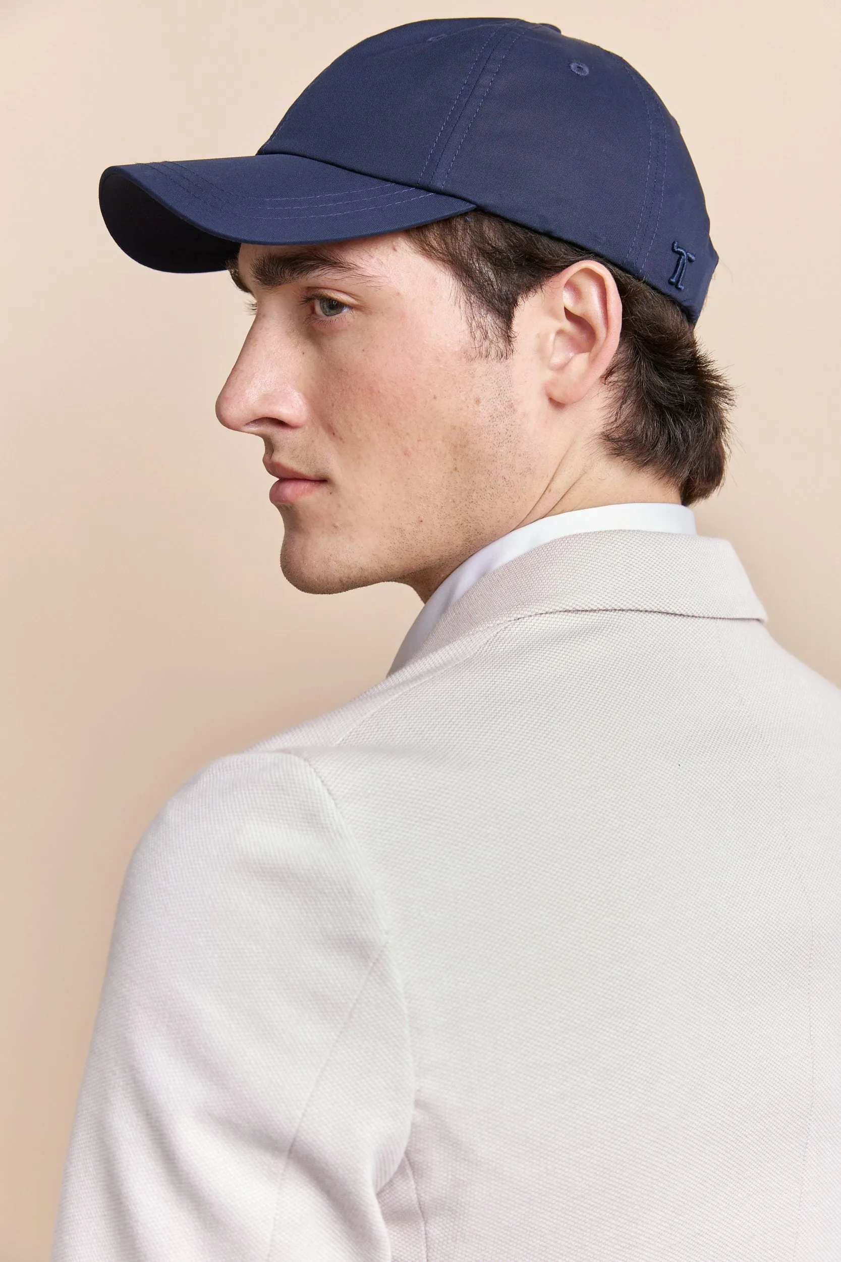 Twill fabric solid cap sold by Tristan Style product image thumbnail 3