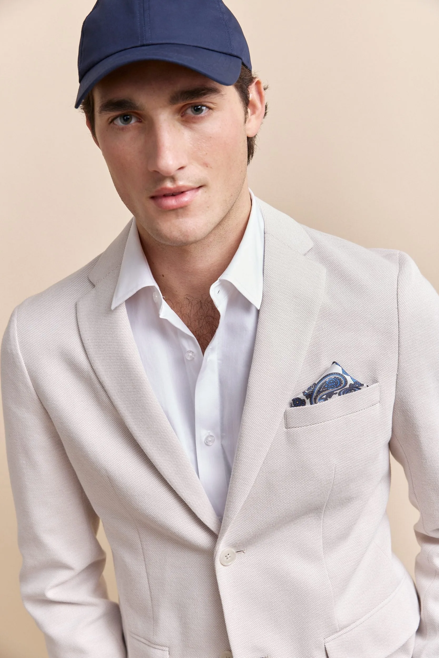 Twill fabric solid cap sold by Tristan Style