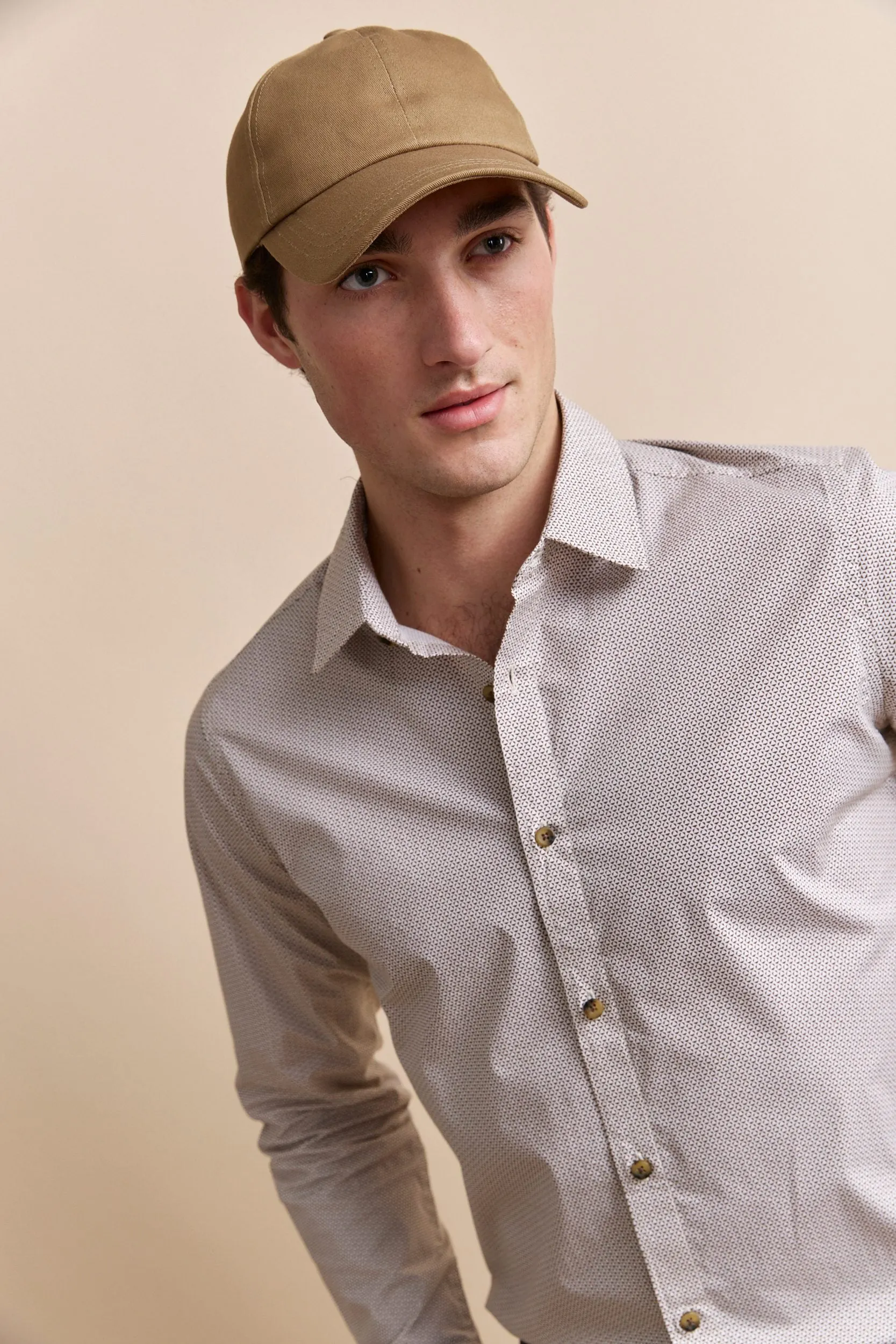 Twill fabric baseball cap sold by Tristan Style product image thumbnail 2