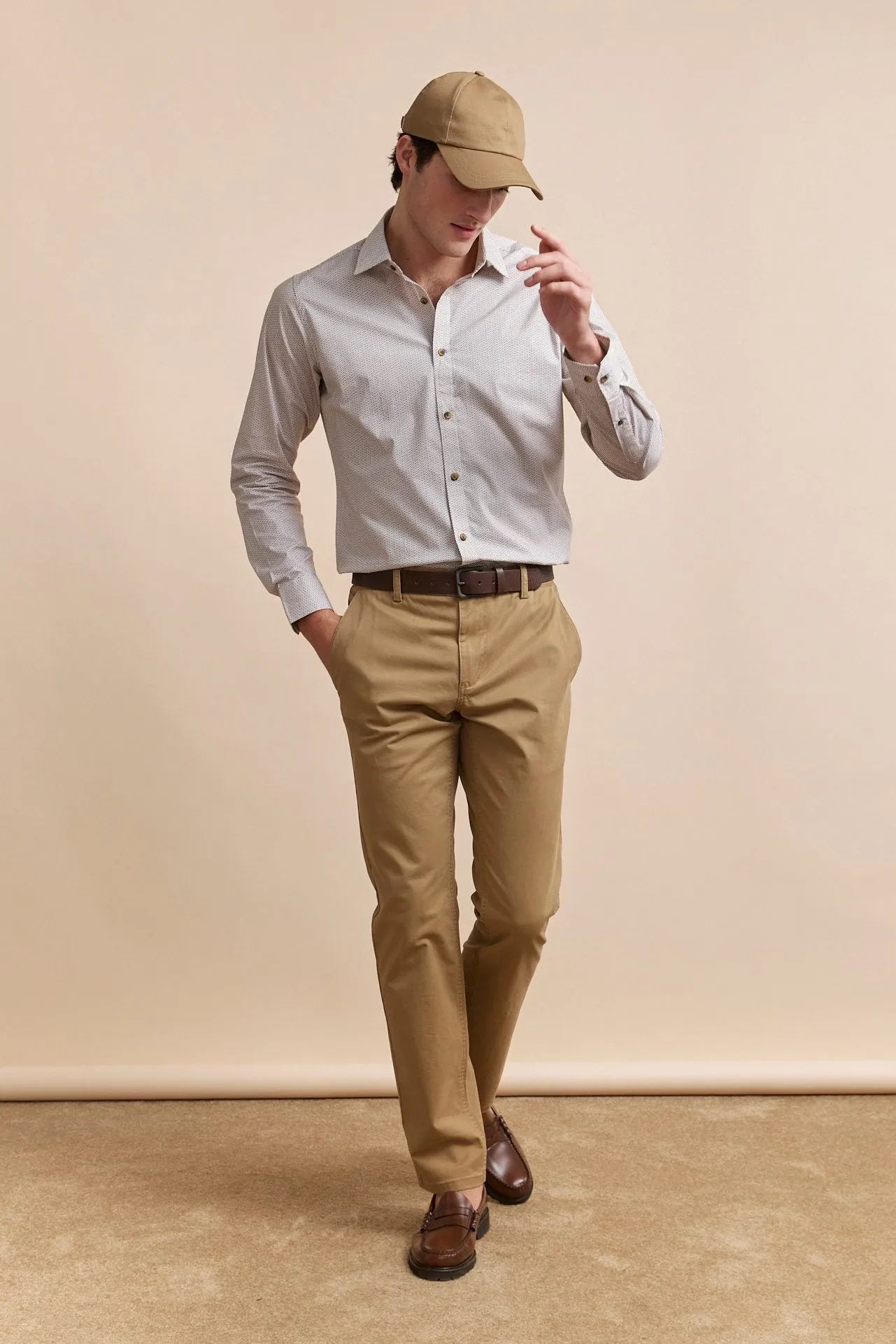 Twill fabric baseball cap sold by Tristan Style product image thumbnail 5