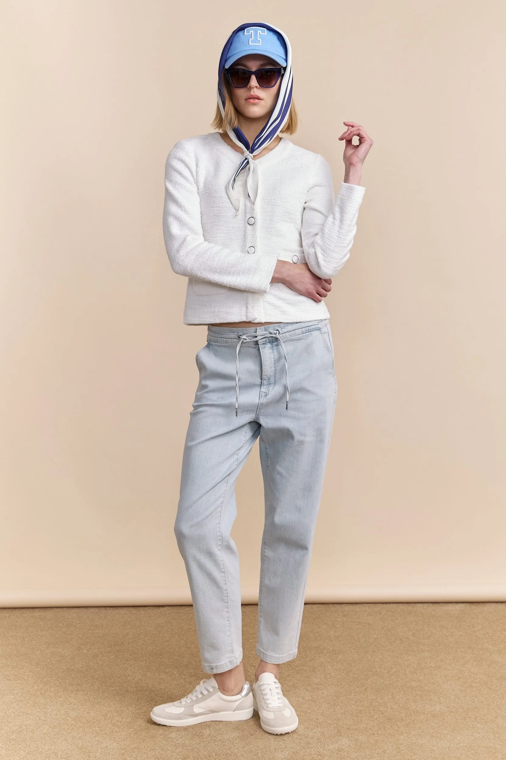 Soft baseball cap with T sold by Tristan Style product image thumbnail 3