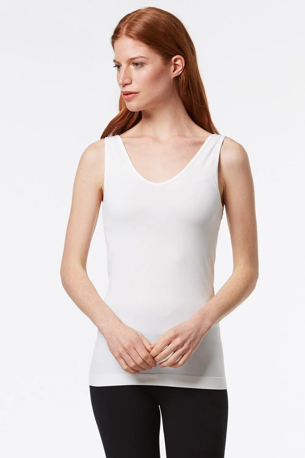 Back to front seamless camisole sold by Tristan Style product image thumbnail 2
