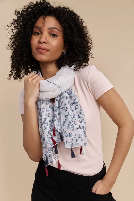 Flower printed scarf sold by Tristan Style