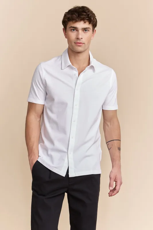 Short sleeves pique shirt sold by Tristan Style