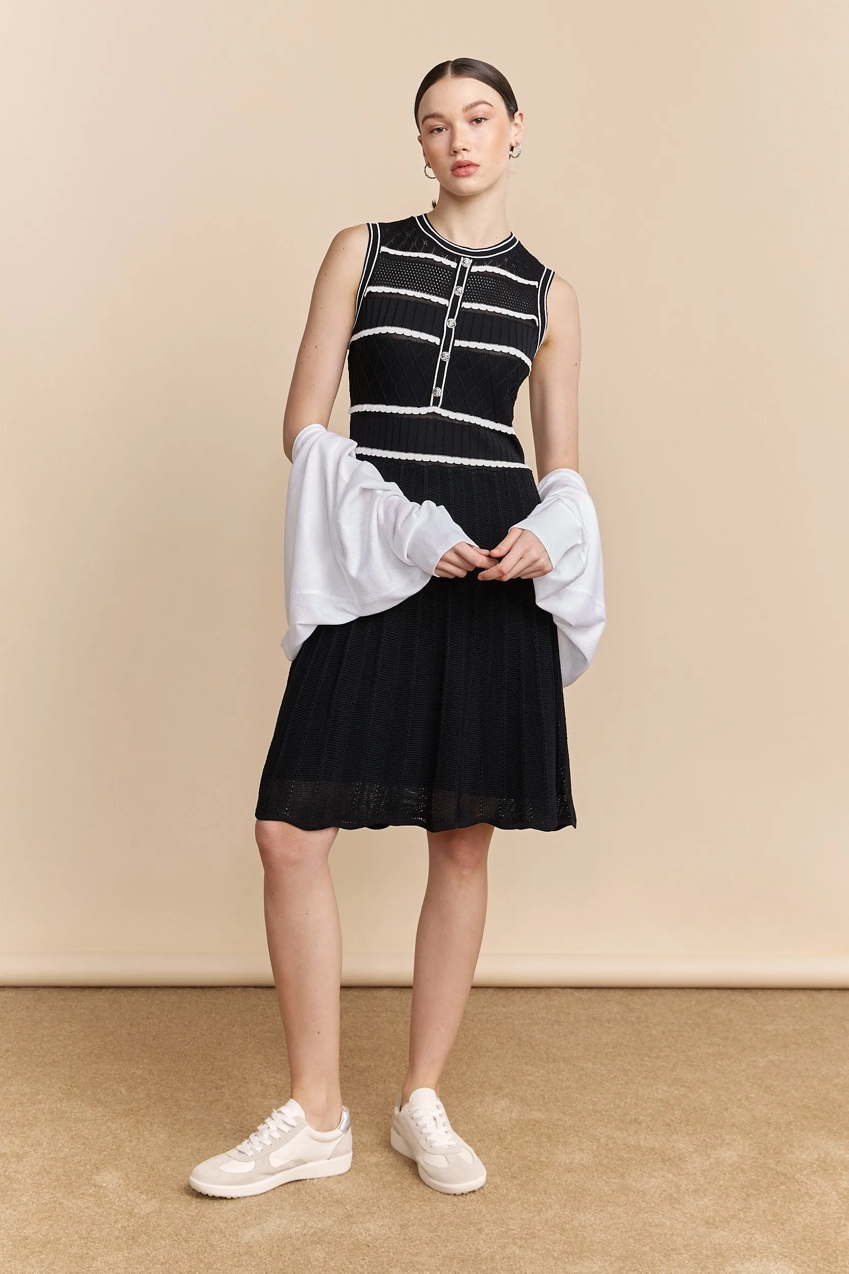 Pointelle dress sold by Tristan Style product image thumbnail 4