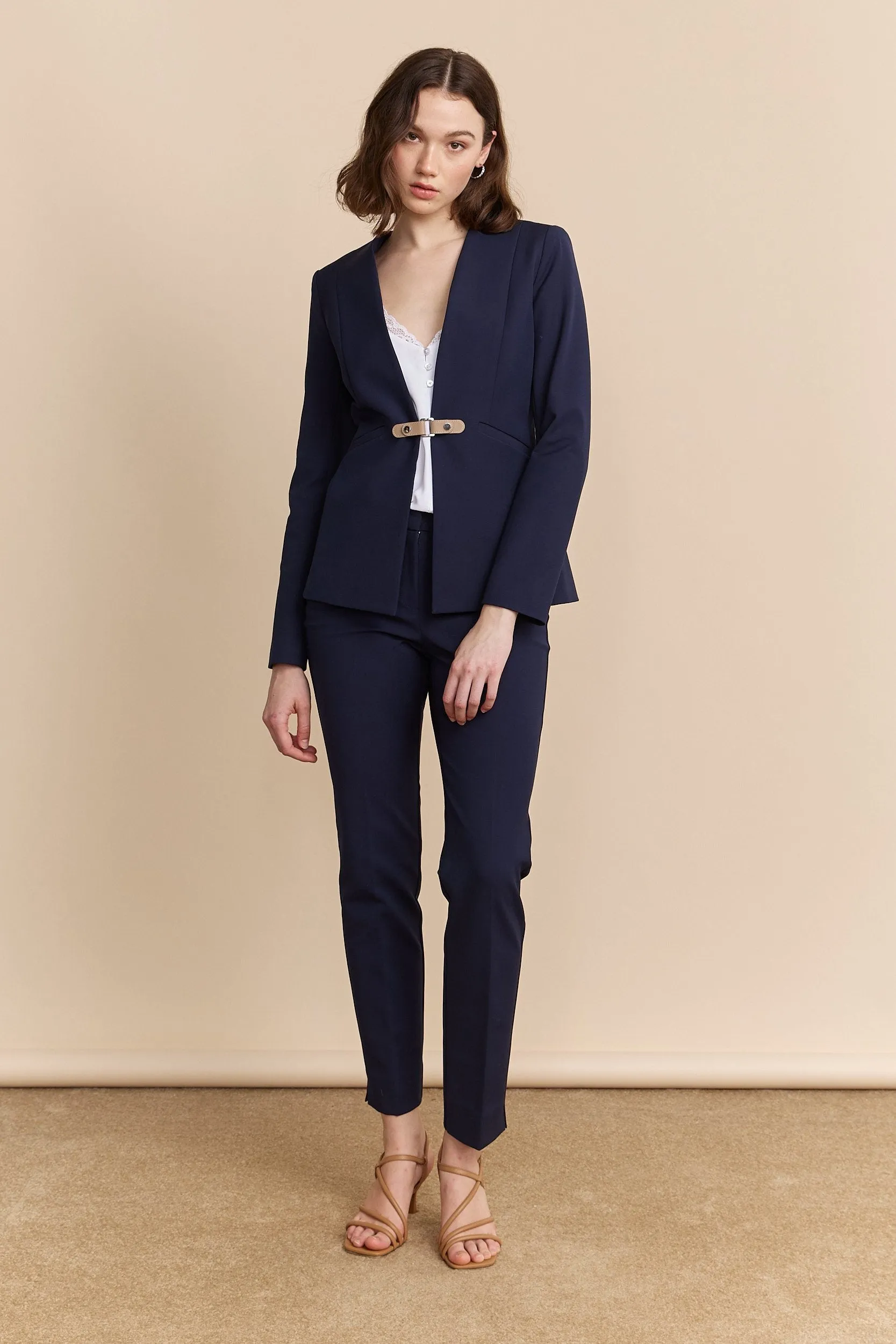 Straight cropped pants sold by Tristan Style product image thumbnail 4