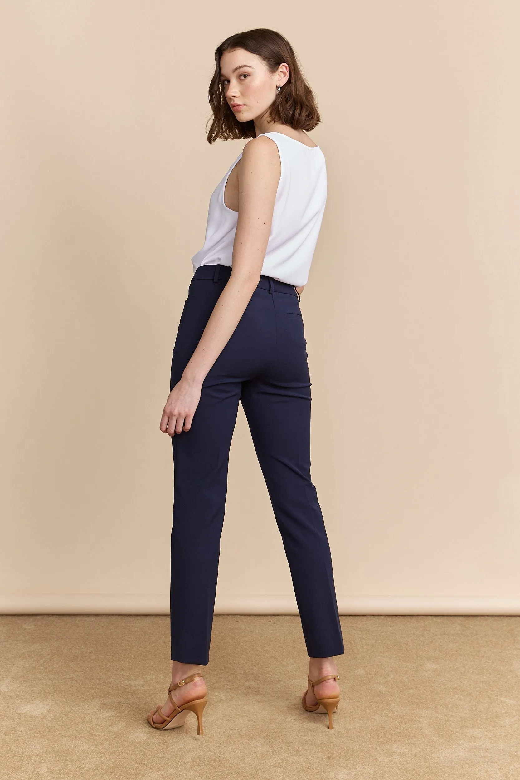 Straight cropped pants sold by Tristan Style product image thumbnail 2