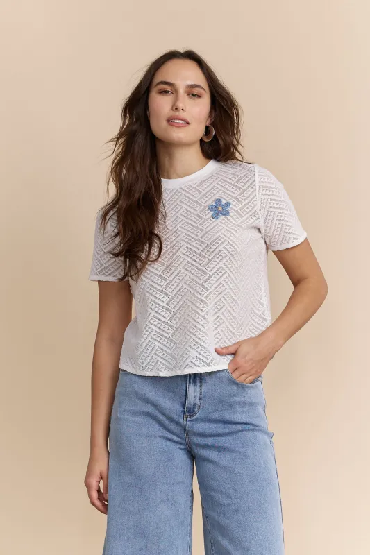 Boxy short sleeve top sold by Tristan Style