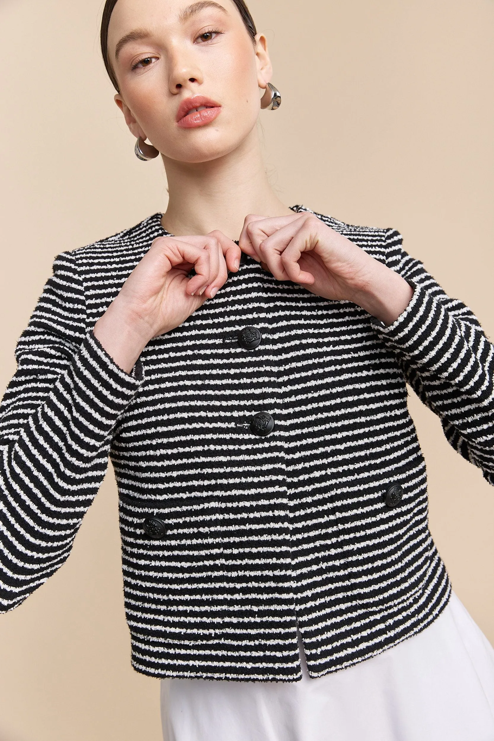 Short stretch jacket sold by Tristan Style product image thumbnail 3