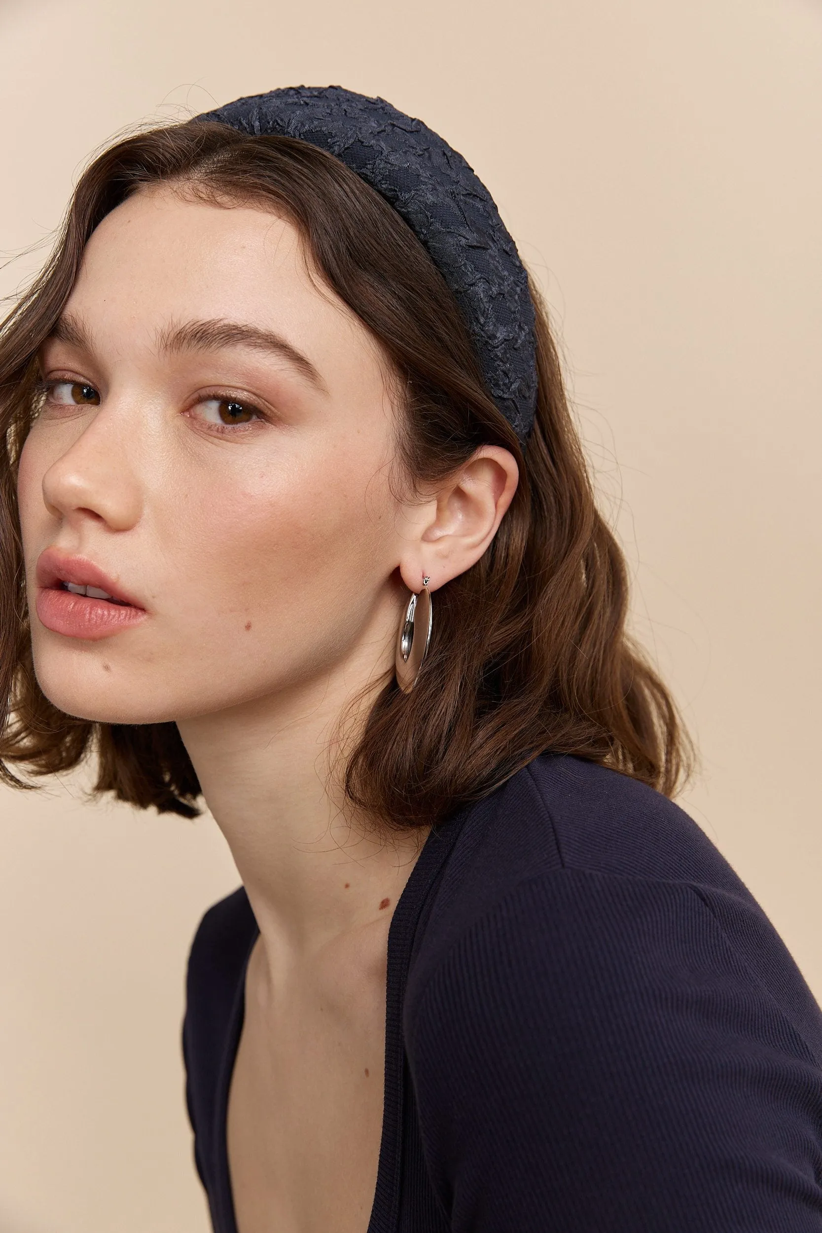 Textured hairband sold by Tristan Style