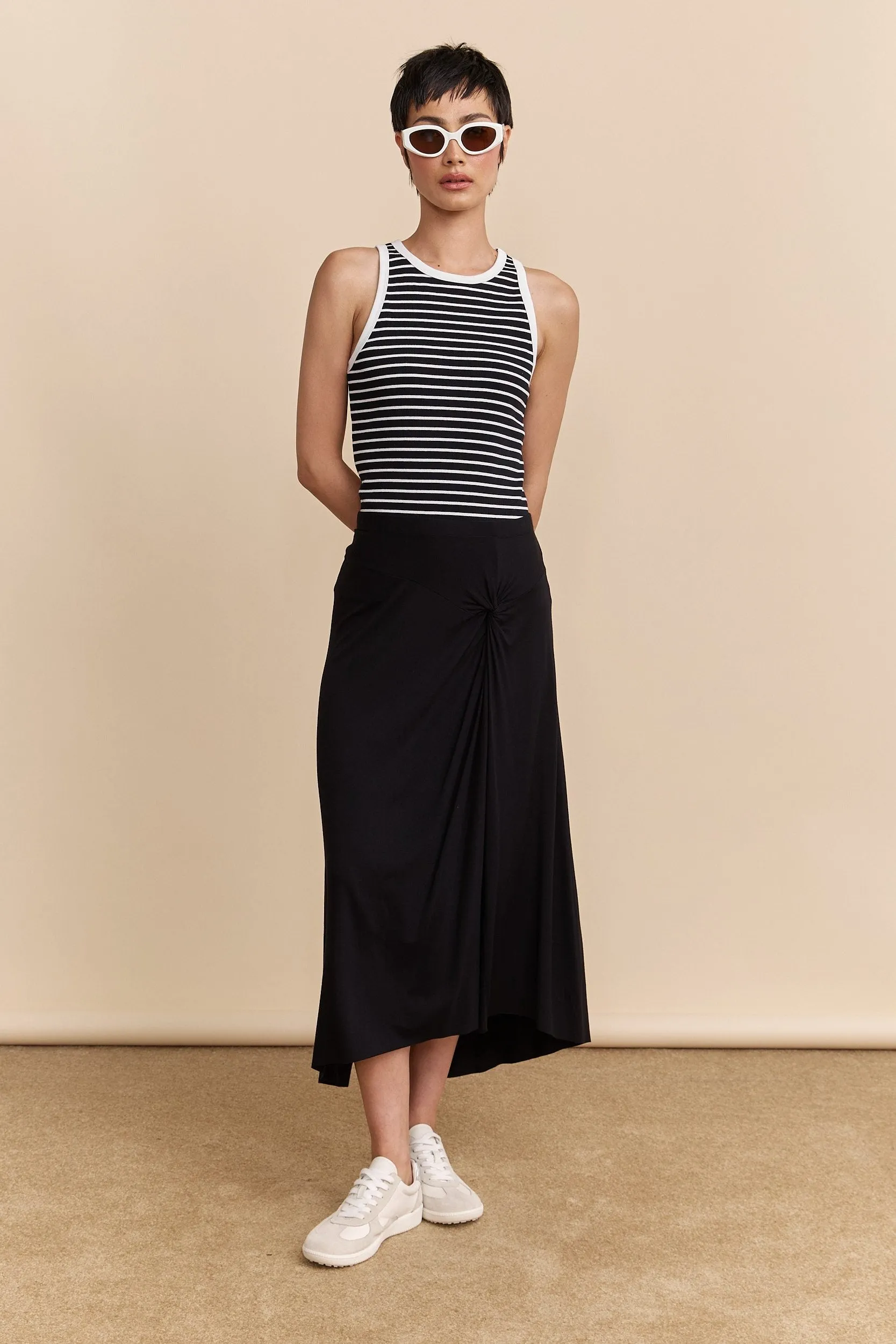 Striped sleeveless tank top sold by Tristan Style product image thumbnail 5