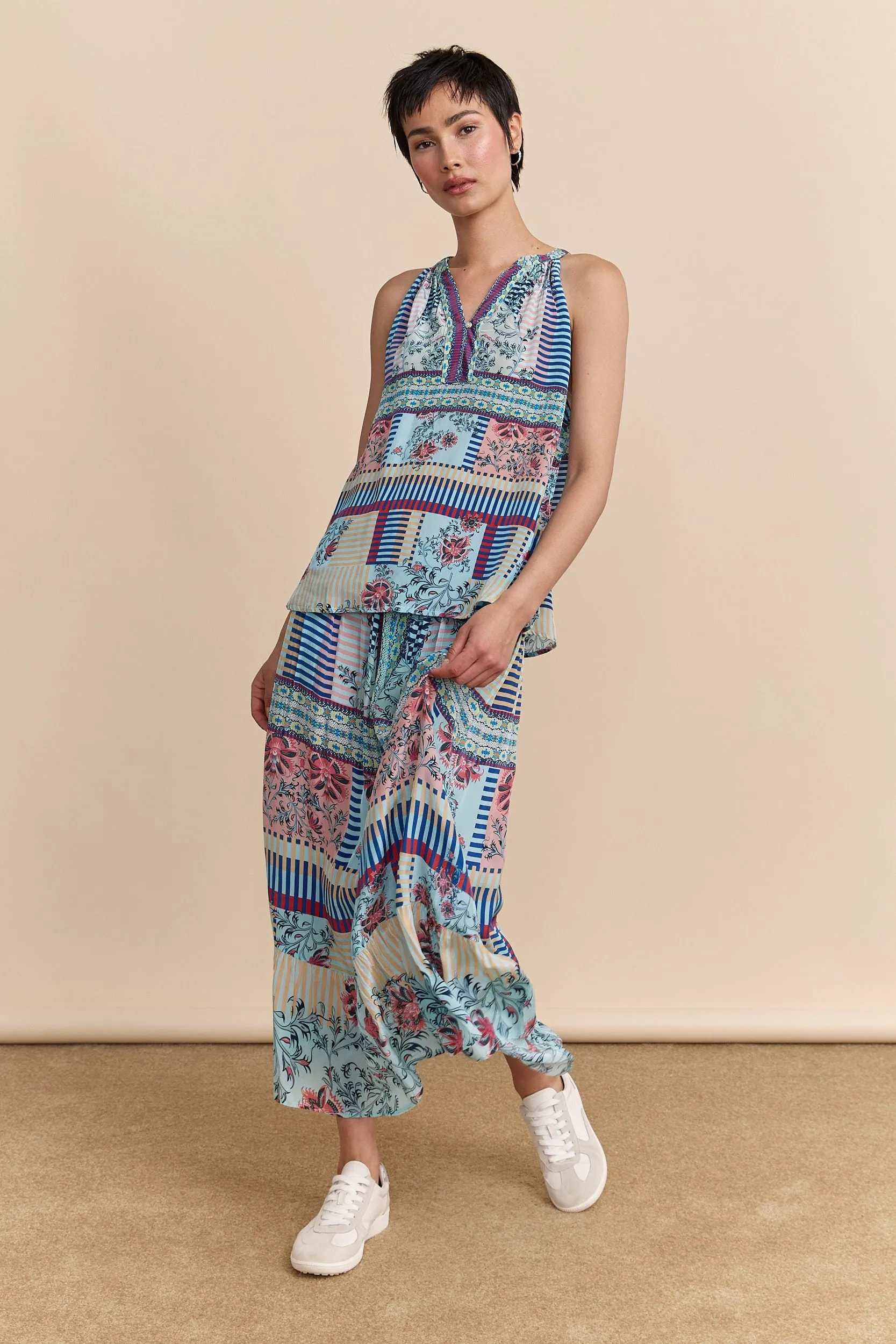 Printed halter top sold by Tristan Style product image thumbnail 4