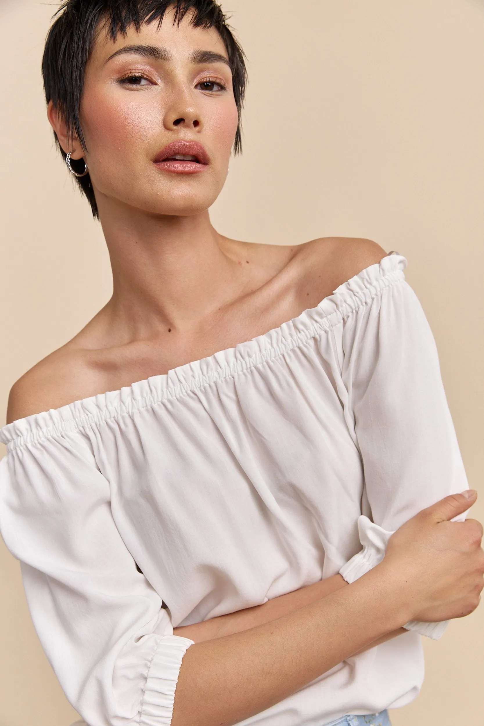 Off-the-shoulder top sold by Tristan Style product image thumbnail 3