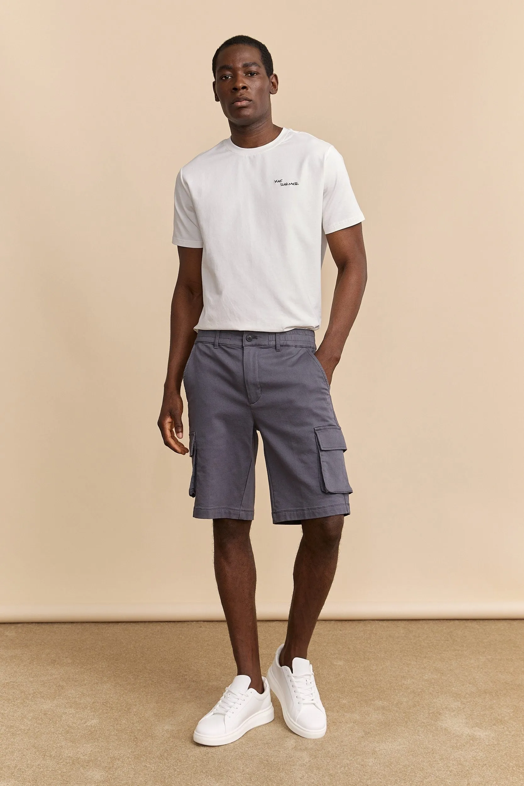 Cargo shorts with pockets sold by Tristan Style product image thumbnail 2