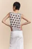 Sleeveless crochet top sold by Tristan Style