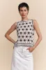 Sleeveless crochet top sold by Tristan Style