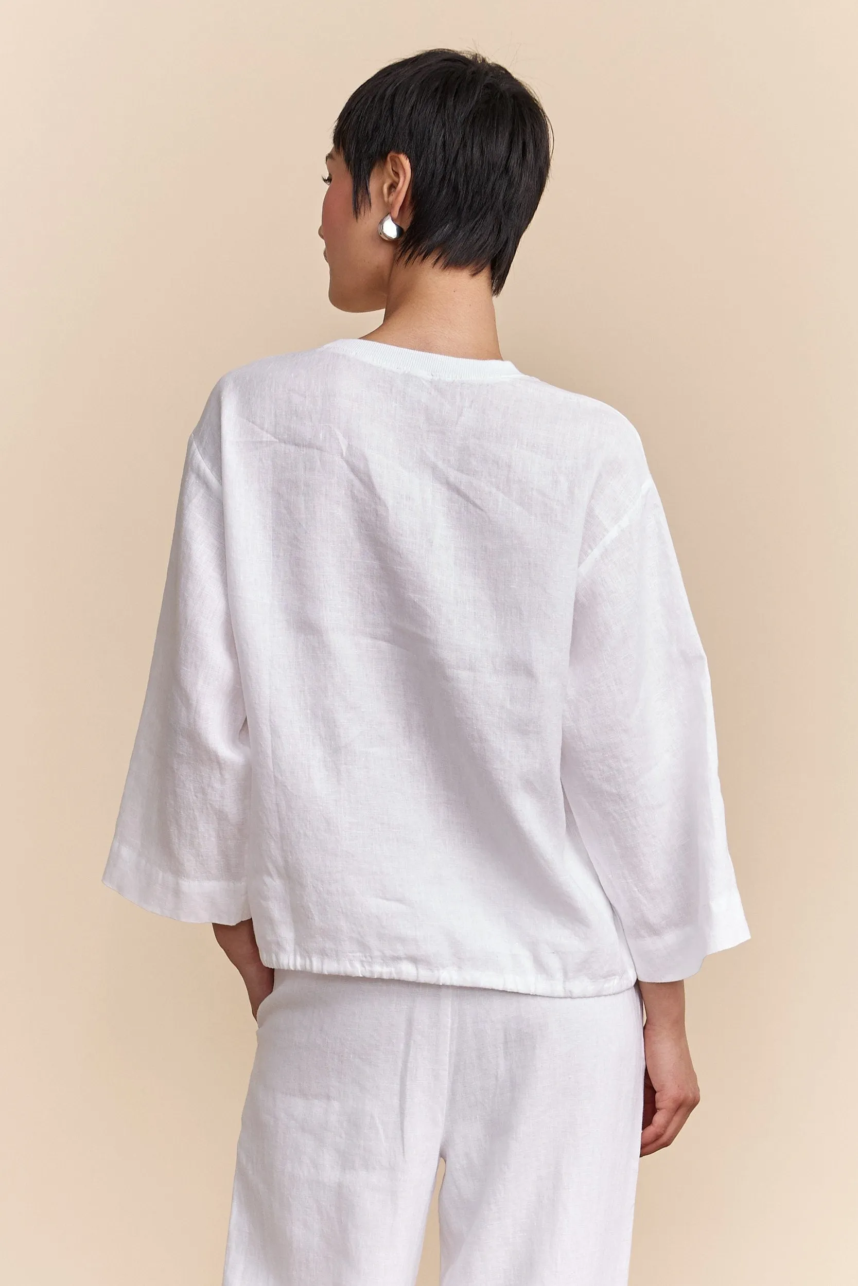 Oversized linen top sold by Tristan Style product image thumbnail 5