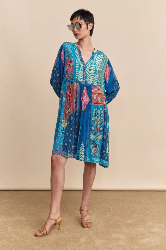 Printed long-sleeve dress sold by Tristan Style