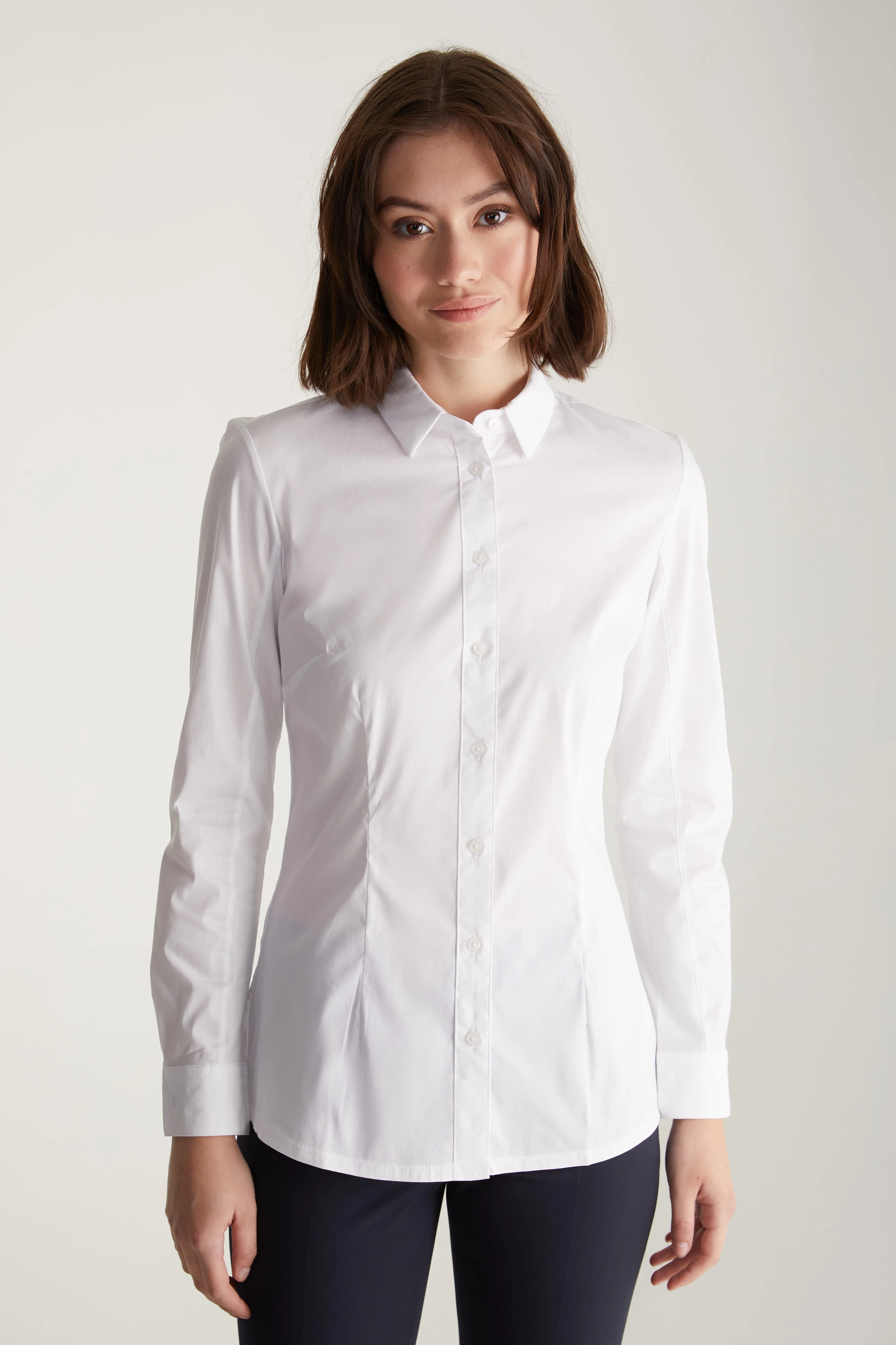 Poplin & jersey shirt sold by Tristan Style product image thumbnail 2